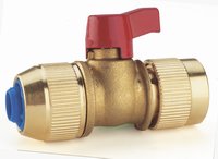 Tömlő gyorscsatlakozó golyós csappal 3/4"  338