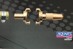 Réz bajonettzáras - félfordítós - tömlőcsatlakozó rendszer 